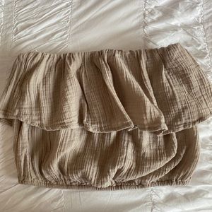 aerie american eagle off the shoulder top